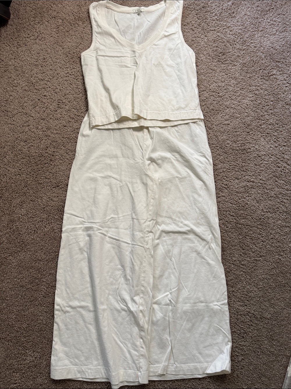 Z Supply Cream Sleeveless Dress